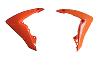 Ouies avant CRF110 orange-Pit-bike